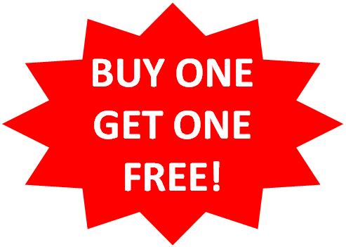 click here for BUY ONE GET ONE free