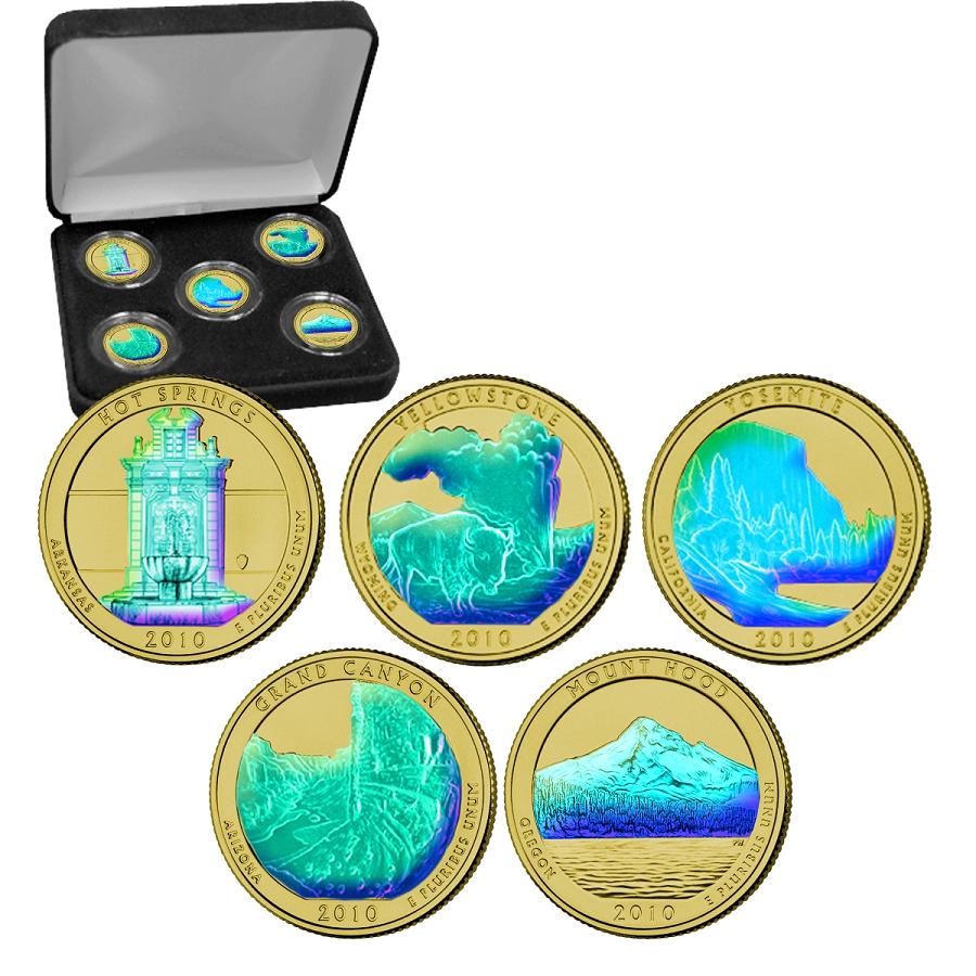 24 Karat Gold Plated with Hologram Coins