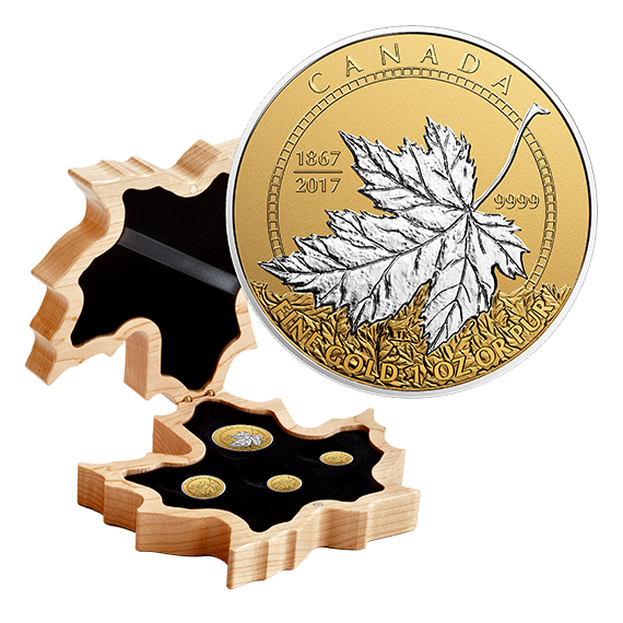 Canada Maple Leaf Fractional Coin Set