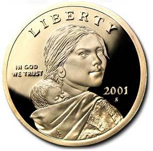 2022 P Dollar 2 Coin Set Uncirculated D Native American Sacagawea/Golden 