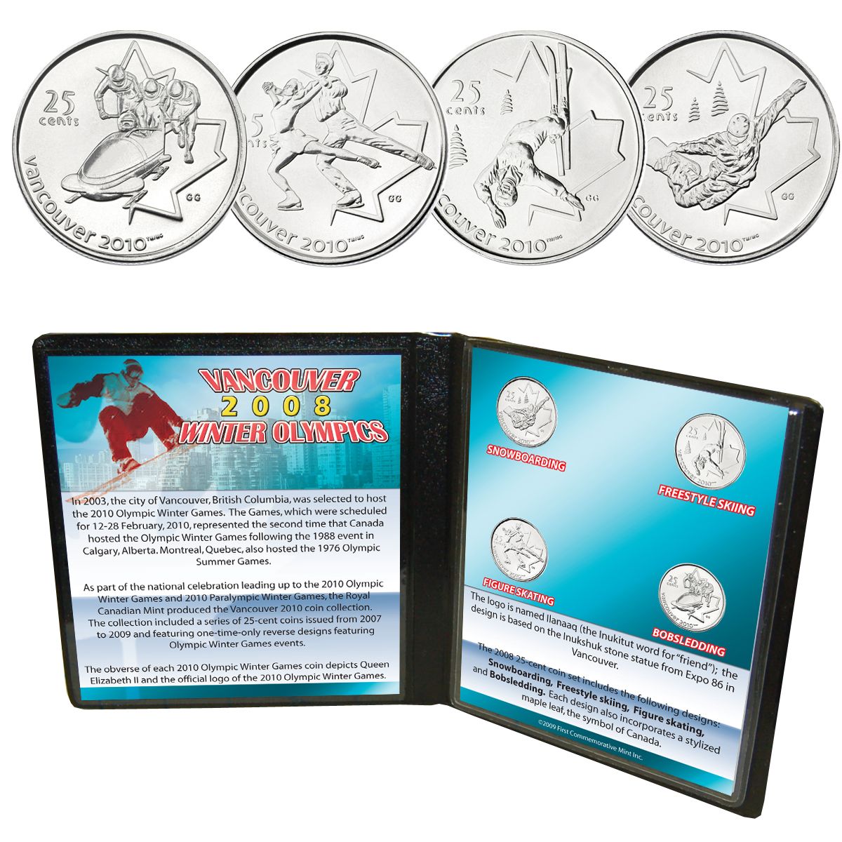 Canada Vancouver Winter Olympic 2008 Coin Set - The Patriotic Mint