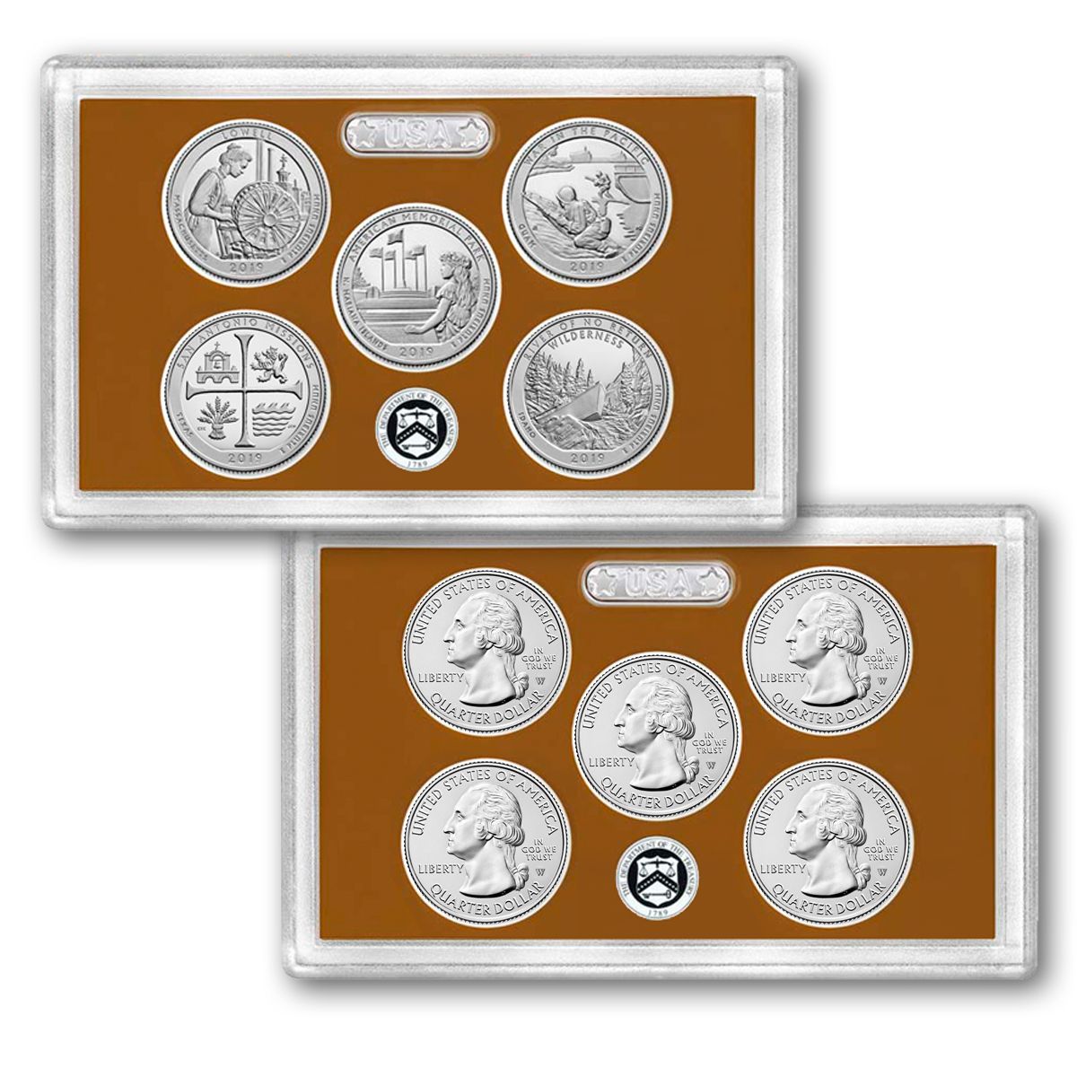 2019 West Point Quarter coin set America the Beautiful National