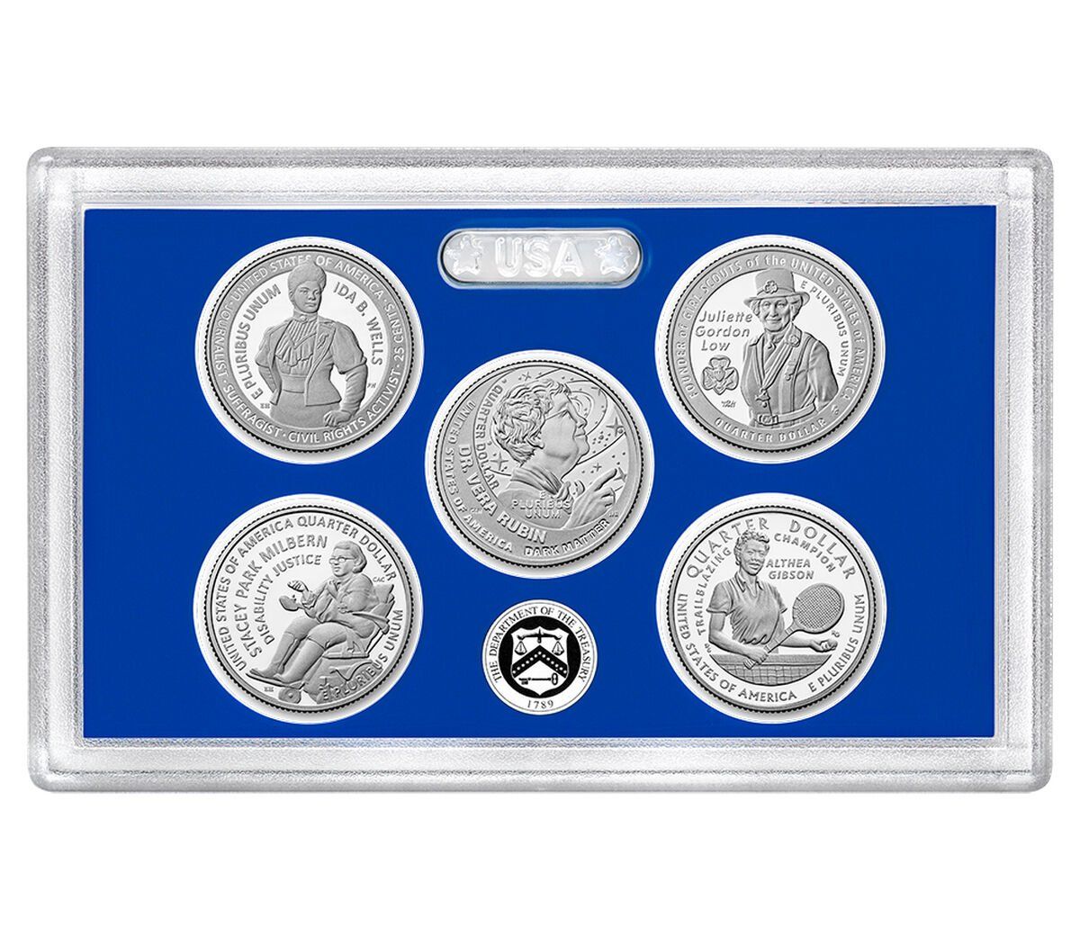 thumbnail image 2 of 2025 S American Women Quarters Proof Set - Ida B. Wells & Juliette Gordon Low - Box & COA 2 of 5