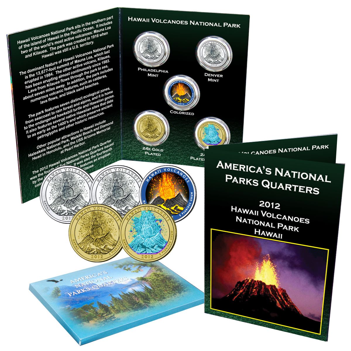 2017 America The Beautiful COLORIZED Quarters U.S. Parks 5