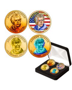 Presidential Dollar Enhanced Type Set-Andrew Jackson