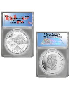 2013  O Canada 1/2 oz Silver $10-Summer Fun SP70
