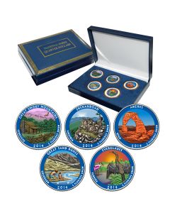 National Park Quarter Sets - Colorized-2014