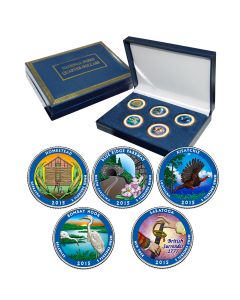 National Park Quarter Sets - Colorized-2015