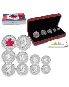 2015 Canada Silver Maple Leaf Fractional Coin Set