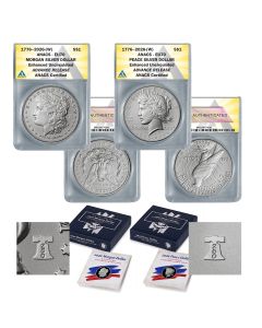 2026 Morgan & Peace Enhanced Uncirculated 2 Coin Set EU70 - Advance Release ( Pre-Sale)