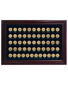 Complete State Quarter Set Gold Plated in Frame (99-09)