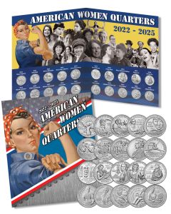 American Women Quarters Complete set in Coin Folder (2022-2025)