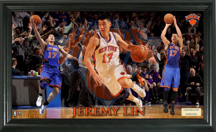 Jeremy Lin picture Frame (12x20) 1