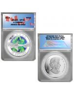 13856 2014 Proof $10 Silver 'Pintail Duck' Coin .9999 Fine Silver 
