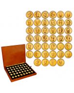 Complete Presidential Dollar Gold Plated Set (2007-2020)