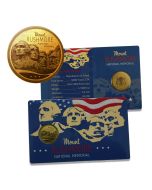  Mt. Rushmore Gold Coin - 1/1000 Ounce (Chad)