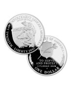 Law Enforcement Officers Memorial Silver Dollar