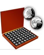 State & Territories Proof Clad Quarter Complete set (1999-2009) 