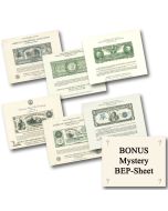 Commemorative Engraved Print Collection -  7 BEP Souvenir Cards