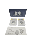 2025 S Morgan & Peace Dollar Reverse Proof Set RP70 Advanced Release