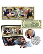 President Donald Trump OFFICIAL Colorized Coin & Currency Collection - MAGA