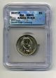 2007-P  John Adams Presidential Dollar  Double Edge Letter Overlap MS63 - Coin Error