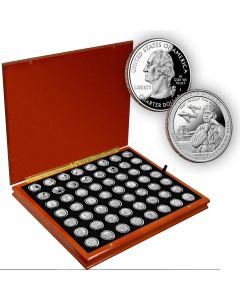 National Park Proof Clad Quarter Complete set (2010-2021) - America the Beautiful