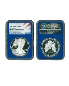 2010 W American Silver Proof Eagle 1oz coin NGC PF69