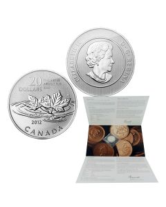 2012 $20 Canada Fine Silver Coin - Farewell To The Penny