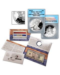 2012 Making American History Coin And Currency Set ( "S" mint Proof Eagle )