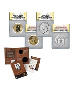  2015 John F Kennedy Coin and Chronicles Set Perfect 70