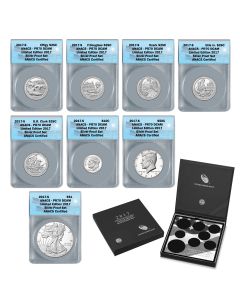 2017 US Mint Limited Edition 8pc Silver Proof Set PR70