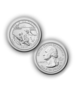 2019-W War in the Pacific- Guam Quarter  "GREAT AMERICAN COIN HUNT"