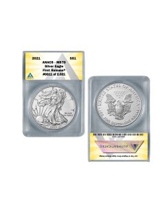 2021 American Silver Eagle MS70 First Release