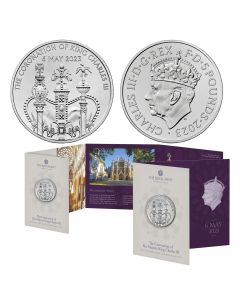  2023 UK The Coronation of His Majesty King Charles III £5 Brilliant Uncirculated Coin