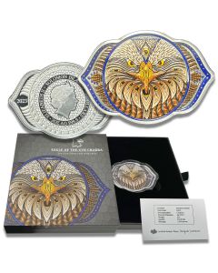 2023 Eagle of the 6th Chakra 2oz Pure Silver Coin  - Phil Lewis