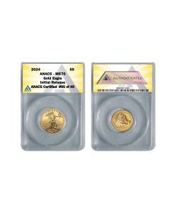 2024 $5 American Gold Eagle MS70
