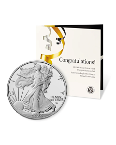 2024 W Proof $1 American Silver Eagle Congratulations Set (24RF)