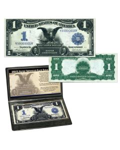 1899 $1 Silver Certificate Black Eagle Banknote 