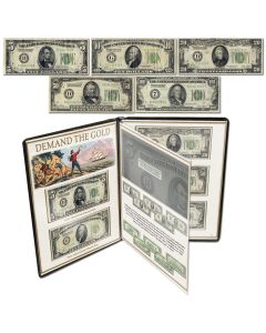 1928 Federal Reserve Note Collection -  “GOLD ON DEMAND” 