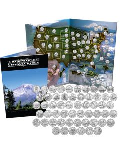  National Park Quarters with Folder Complete Set (2010-2021)