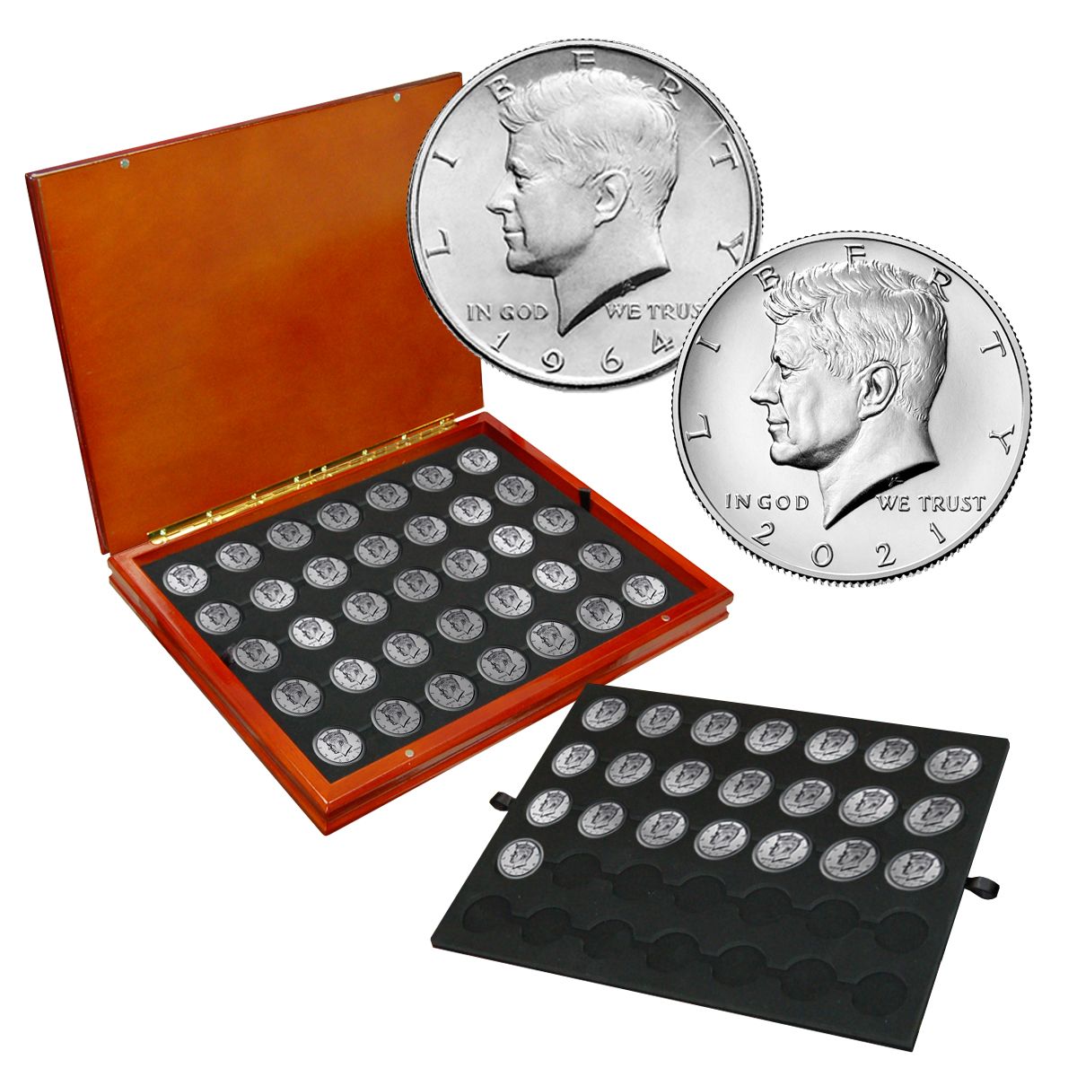 D Kennedy Half Dollar 2 Coin Set Uncirculated 2015 P