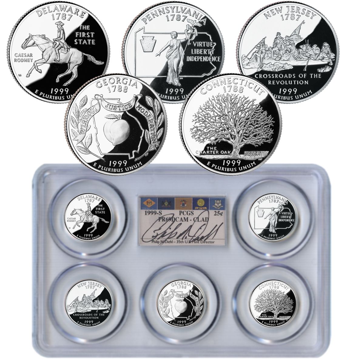 1999-P Yellowstone Silver Commemorative Dollar PR69DCAM PCGS Proof 69 Deep Cameo 