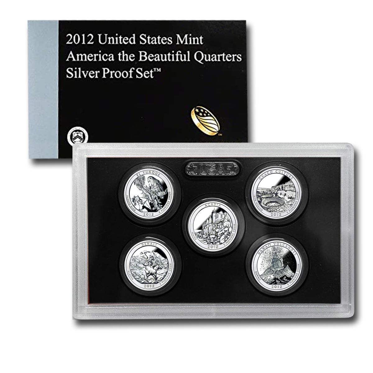 2012-S US Mint Silver Proof Set in OGP & COA 