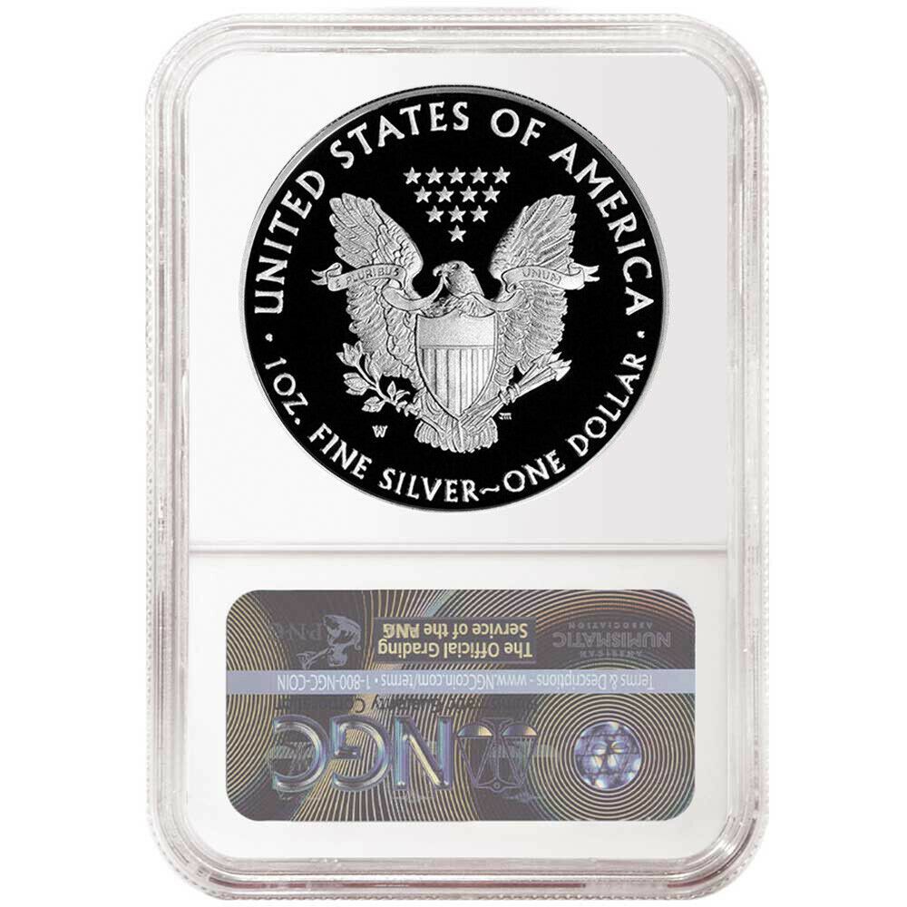 2020-W Proof $1 American Silver Eagle NGC PF70UC ALS ER Label Retro Core