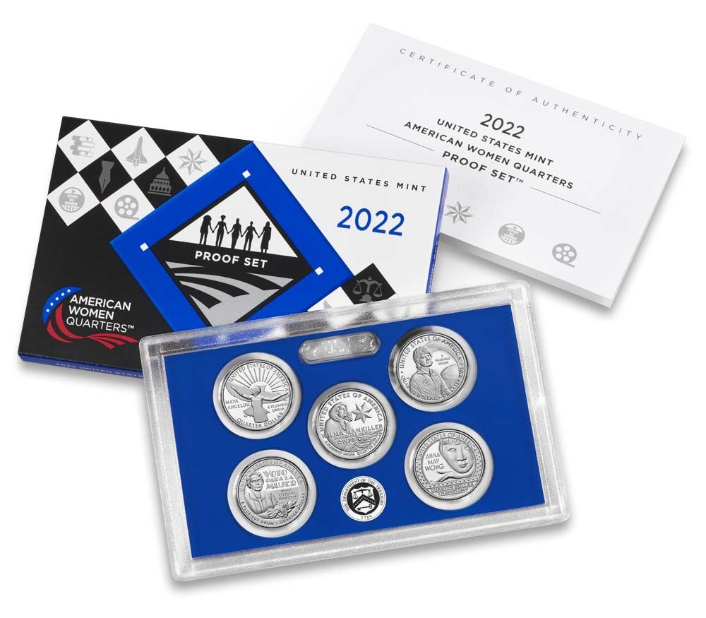 2011 USA Hologram National Parks  5 Quarters Coins Set With Gift Box 