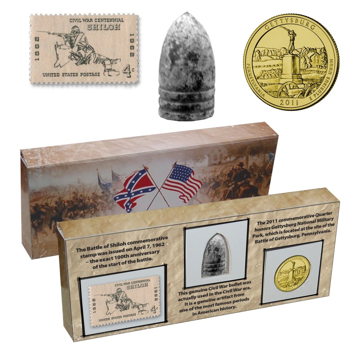 JFK Half Dollar Coin 150th Anniversary Abraham Lincoln AMERICAN CIVIL WAR