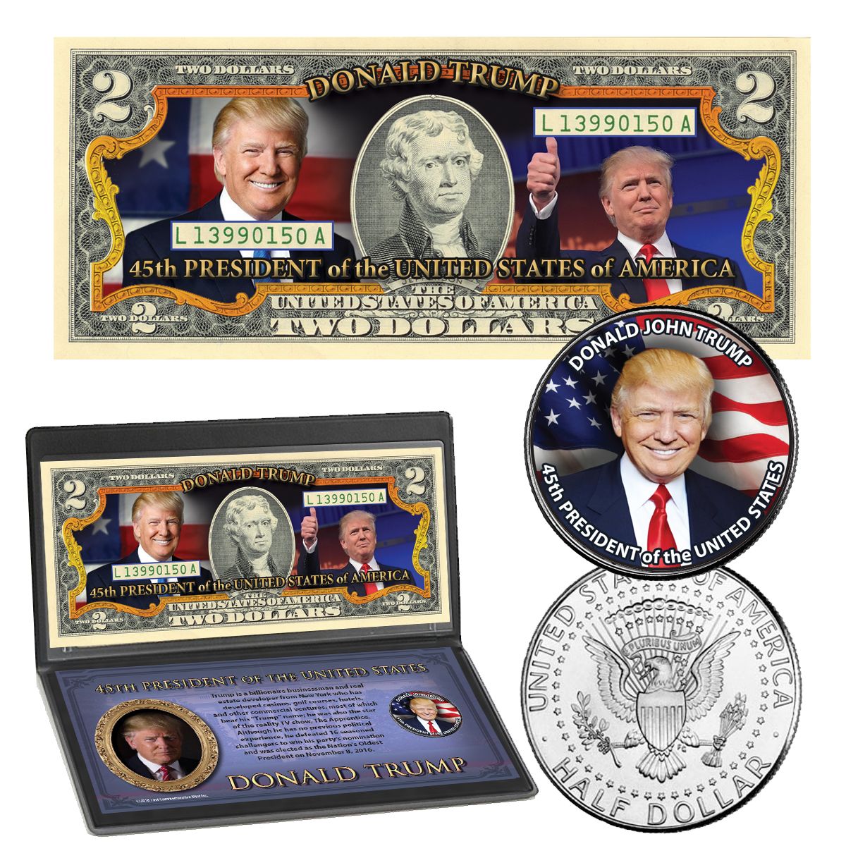 2020 Trump American Eagle Commemorative Coin 45th Donald Trump Gold Pla lsL_BE 