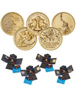 2019 S American Innovation $1 Reverse Proof 4 coin set - OGP/COA (DE,PA,NJ & GA)