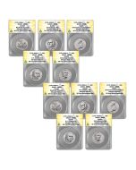 2026 P+D Complete 10 Coin Semiquincentennial Quarters Set MS68 Advance Release